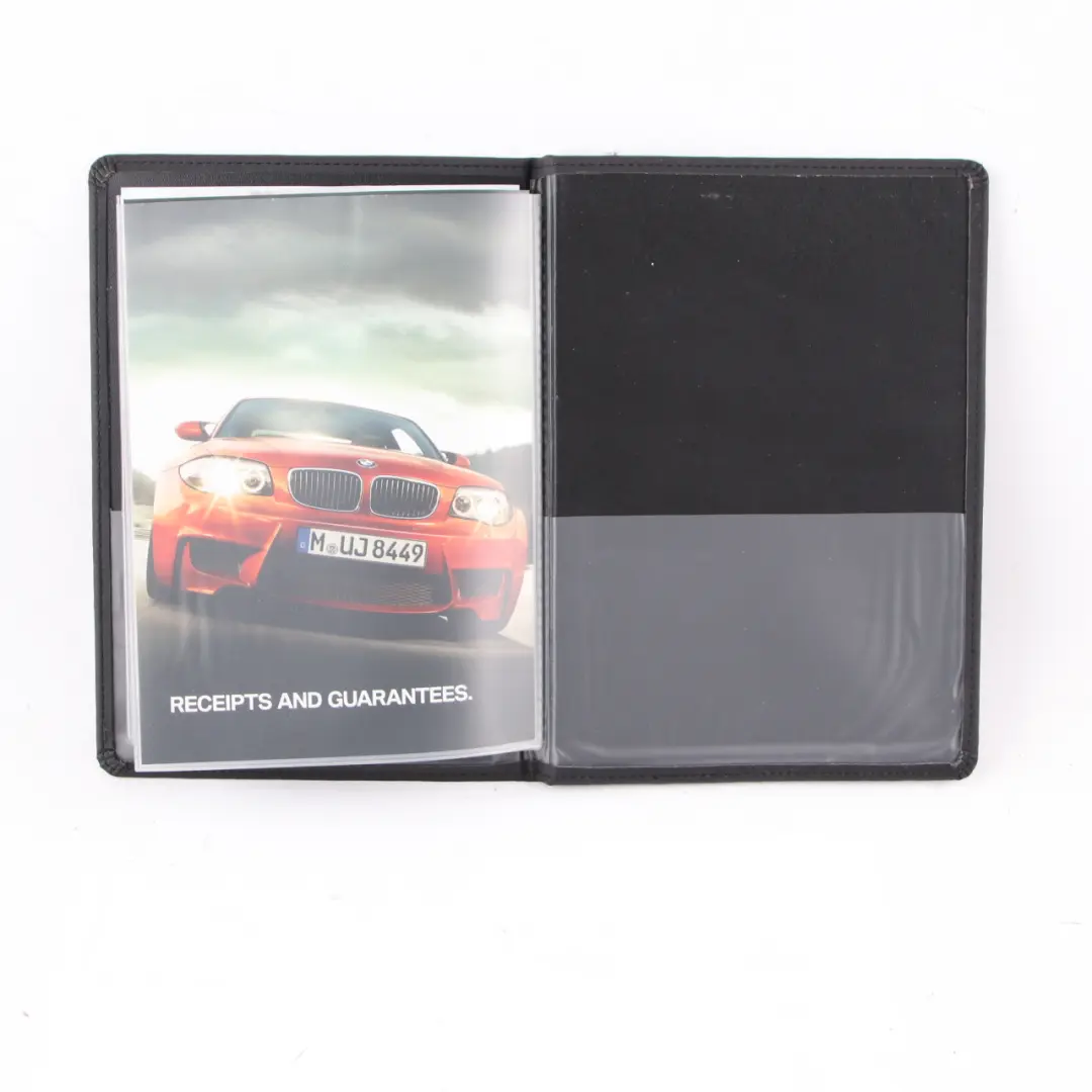 BMW Manual del Propietario Libro Cartera Funda Estuche Negro