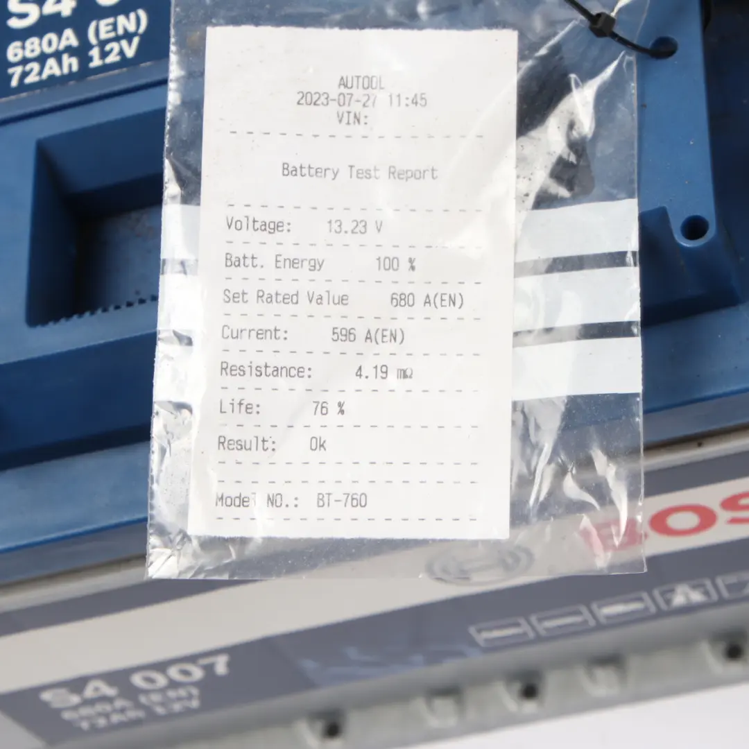 Bosch S4 007 Accumulator Battery 72Ah 680A 12V
