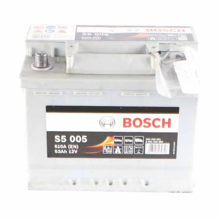 Bosch S5 005 Accumulator Battery 63Ah 610A 12V