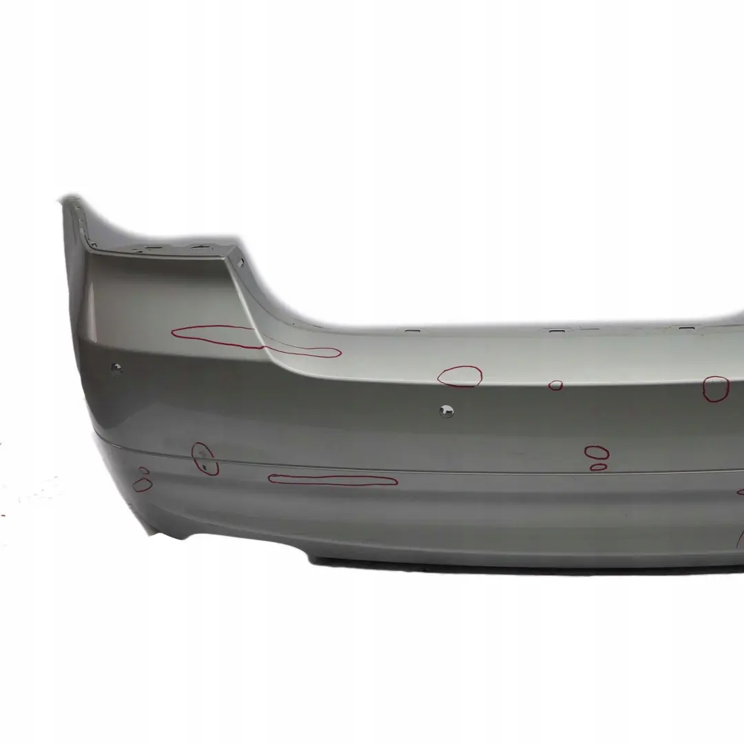 BMW 3 SERIES 2 E90 Rear Bumper PDC Titansilber Silver Silber Metallic - 354