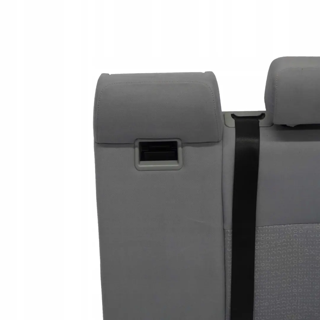 BMW E46 Touring Asiento Trasero Izquierdo Funda Respaldo Tela Jacquard Gris