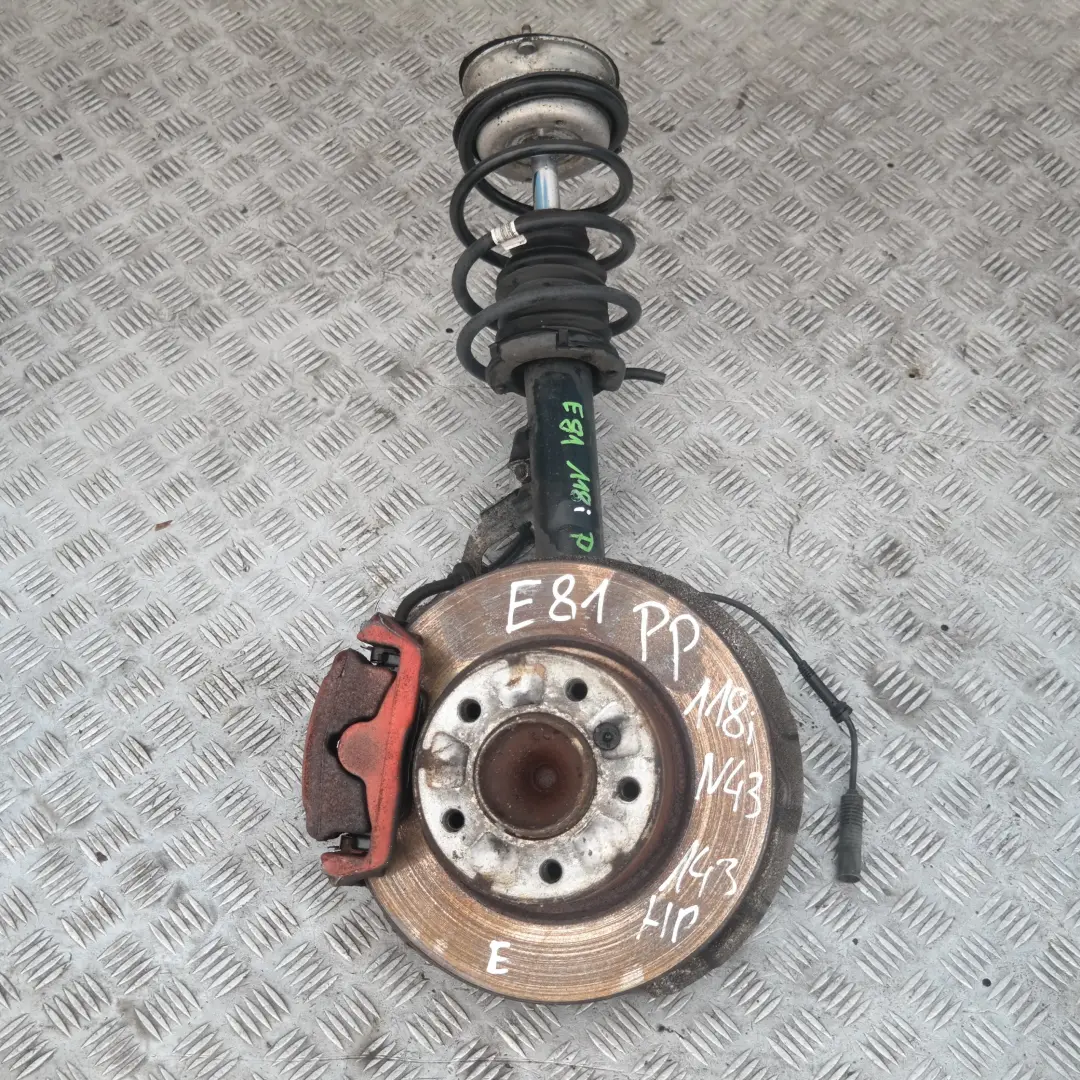 BMW 1 Series E81 118i N43 Front Right O/S Spring Strut Brake Suspension Axle