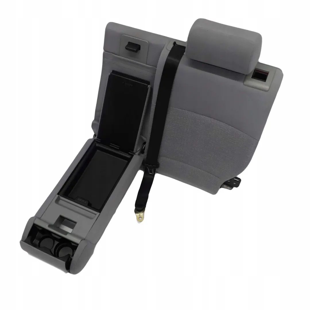 BMW E46 Touring Asiento Trasero Izquierdo Funda Respaldo Tela Jacquard Gris