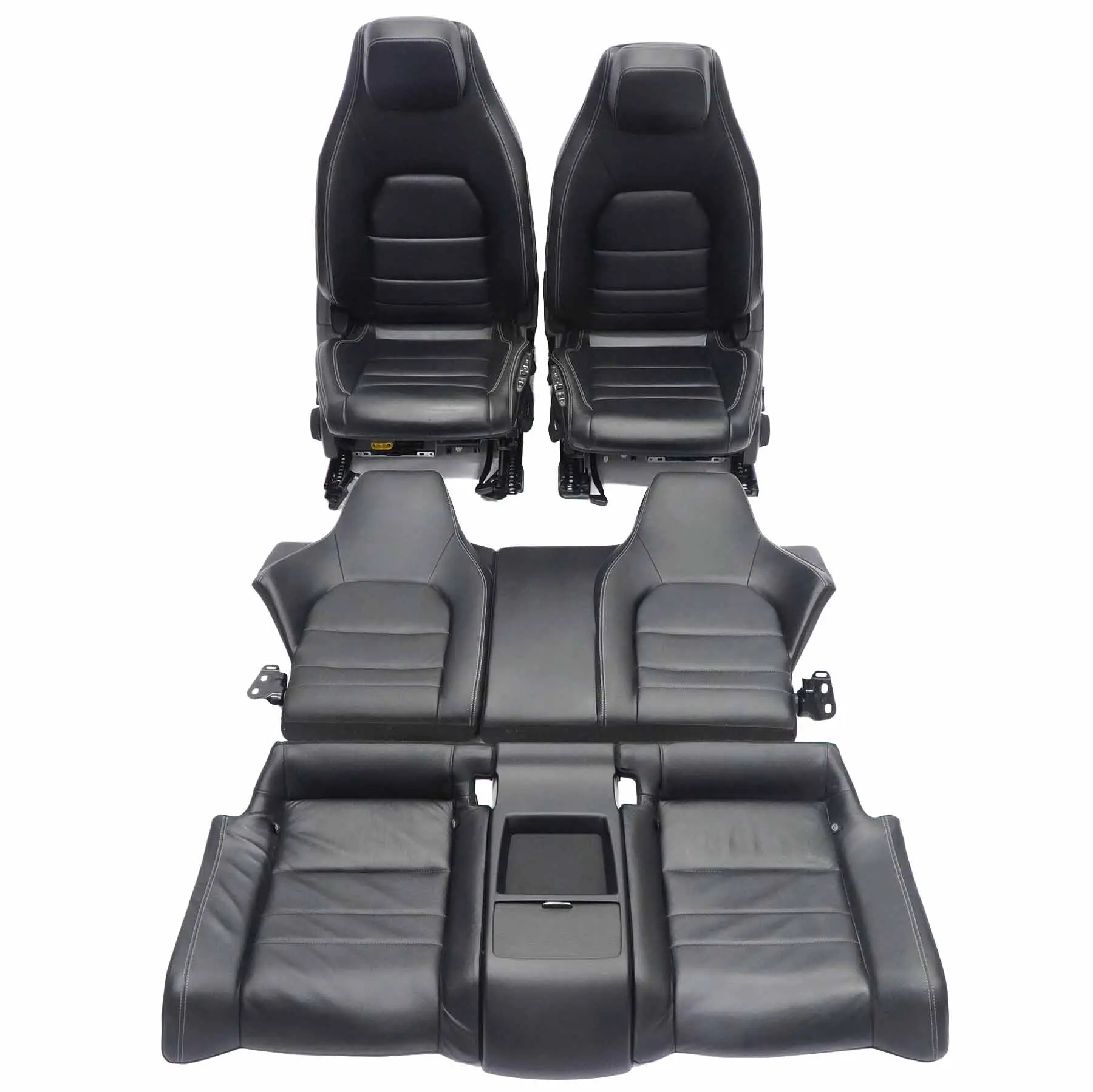 Asientos Mercedes C207 Calefactables Cuero Negro / Antracita Asiento Eléctrico