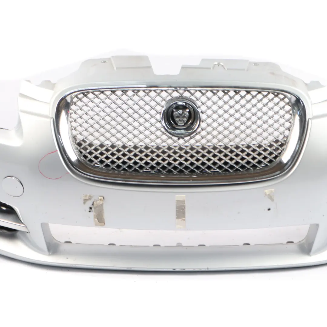 Jaguar XF250 Front Bumper Covering Trim Panel Liquid Silver Metallic - 1K