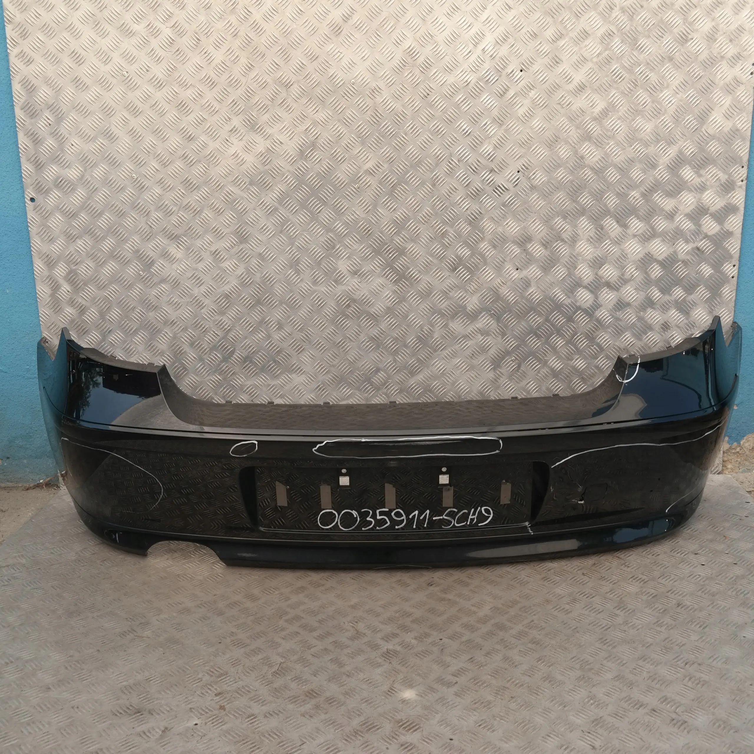 BMW 1 SERIES 9 E81 E87 LCI Rear Bumper Trim Panel Schwarz 2 Black - 668