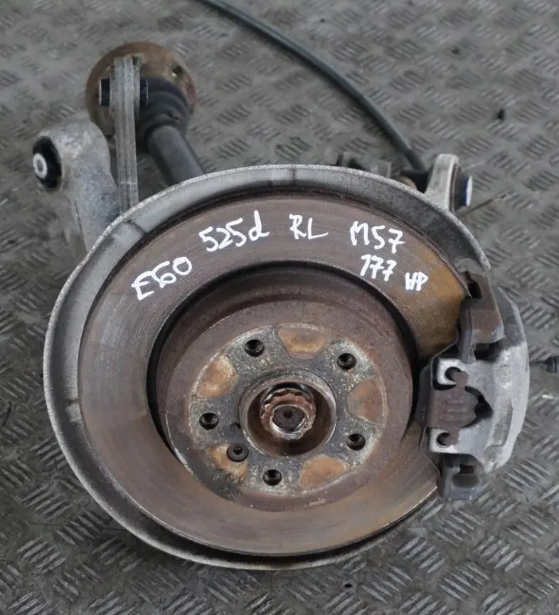 BMW 5 Series E60 525d M57N Rear Left N/S Hub Leg Carrier Brake Disc Caliper