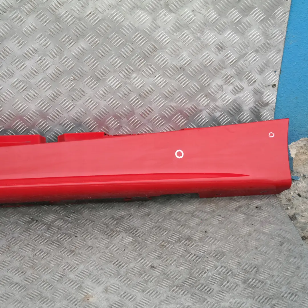 BMW 5 E87 Sill Strip Faldón Lateral Izquierdo Japan Rot Rojo - 438