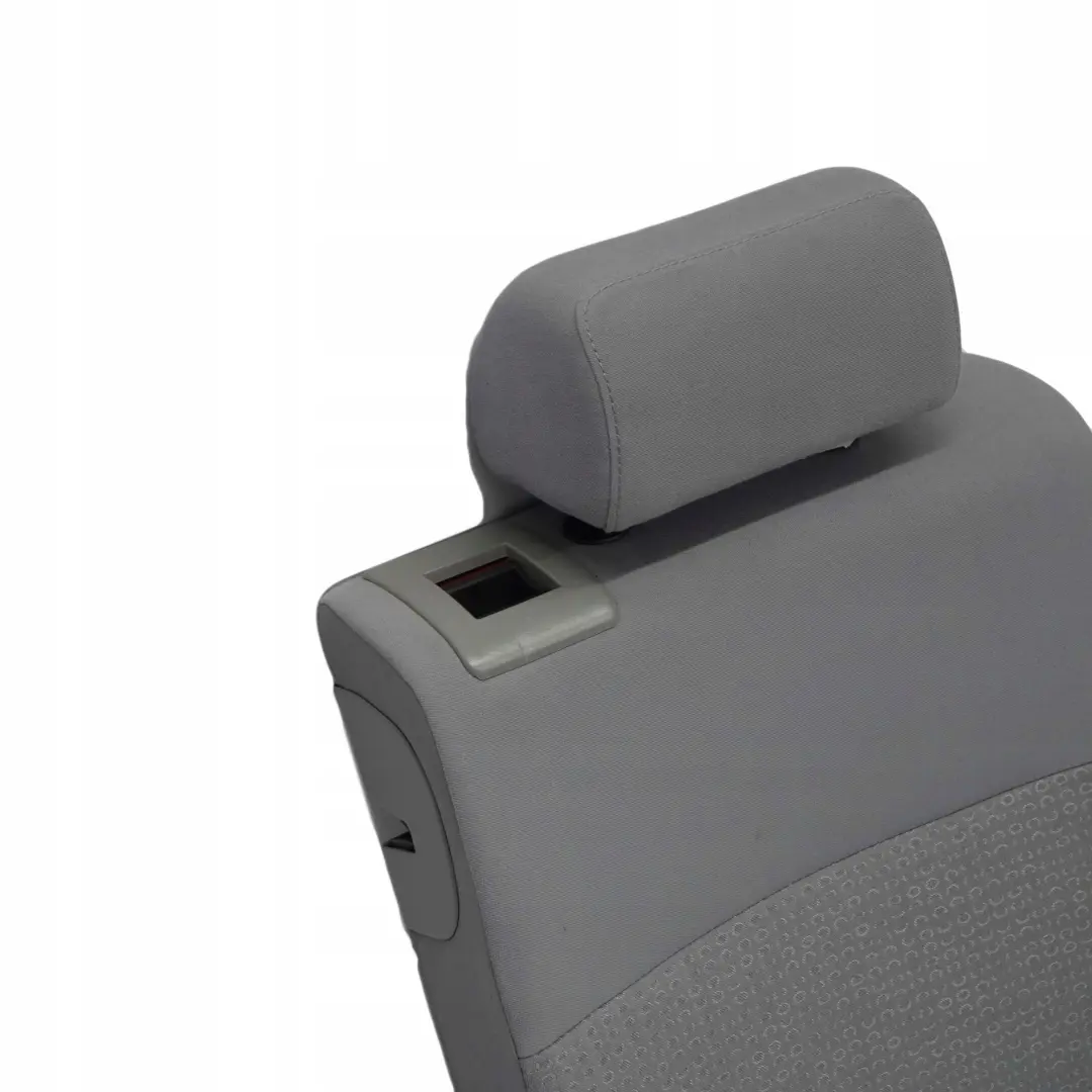 BMW E46 Touring Asiento Trasero Derecho Funda Respaldo Tela Jacquard Gris