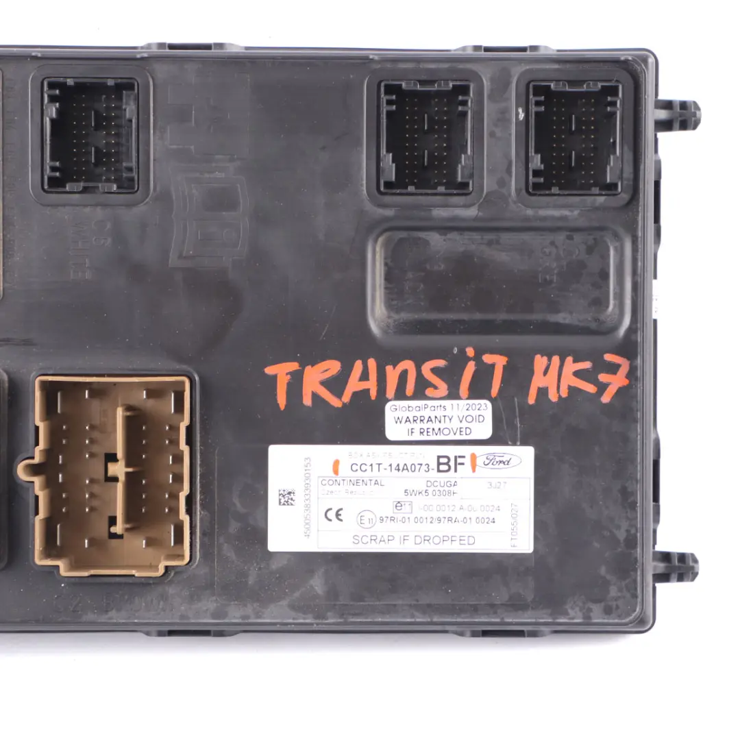 Ford Transit Mk7 Body Control Module Unit FS JCT PLN ECU CC1T-14A073-BF