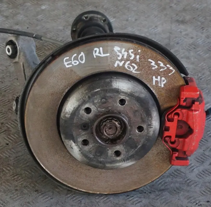 BMW 5 Series E60 545i N62 Rear Left N/S Hub Leg Carrier Brake Disc Caliper