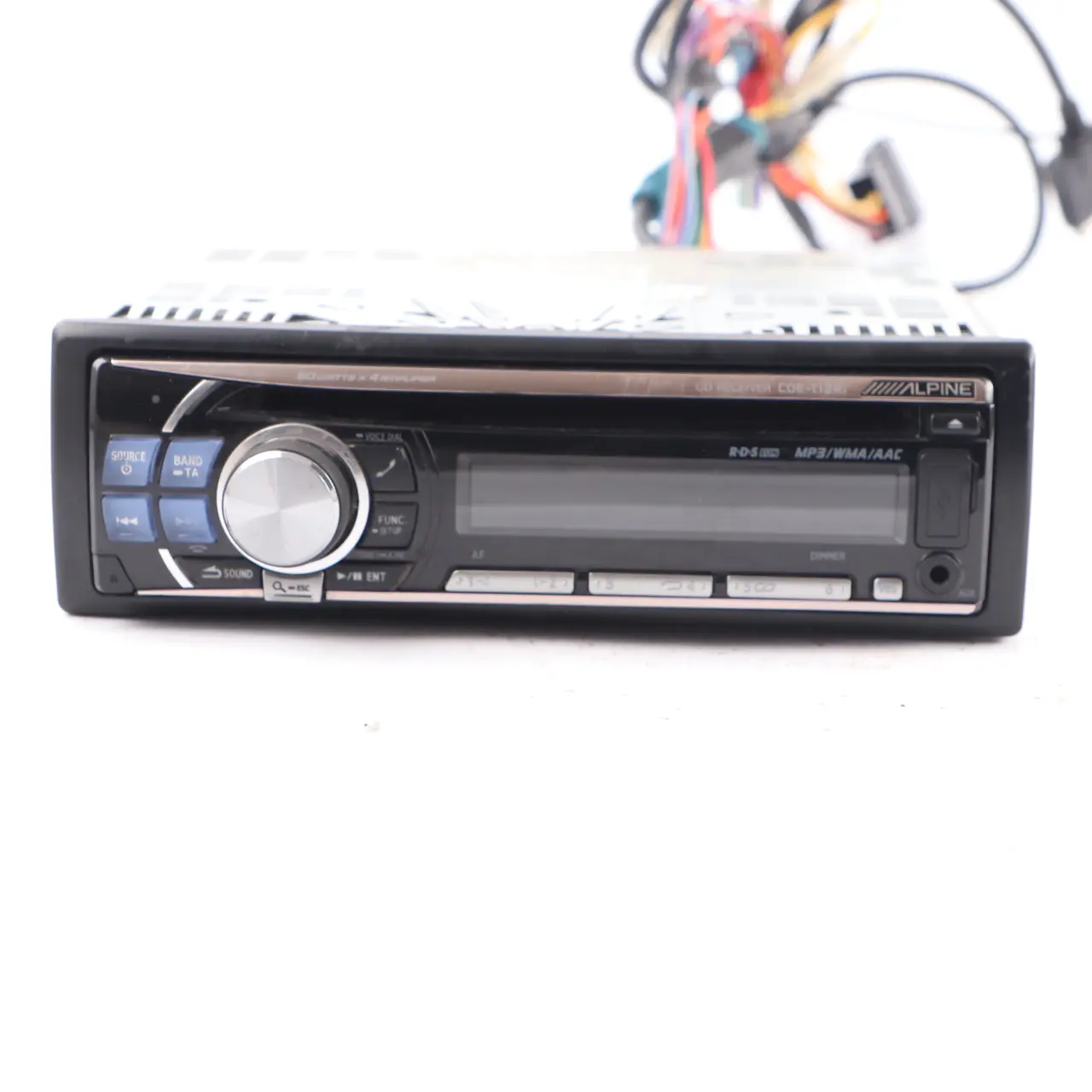 Genuine Alpine CDE-112Ri CD MP3 USB iPod Car Radio Stereo Audio Media Player