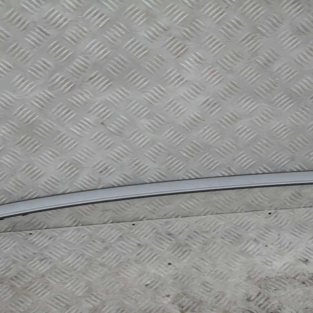 BMW 5 Series E60 Right Roof Moulding Railing Rail O/S Silbergrau Silver Grey