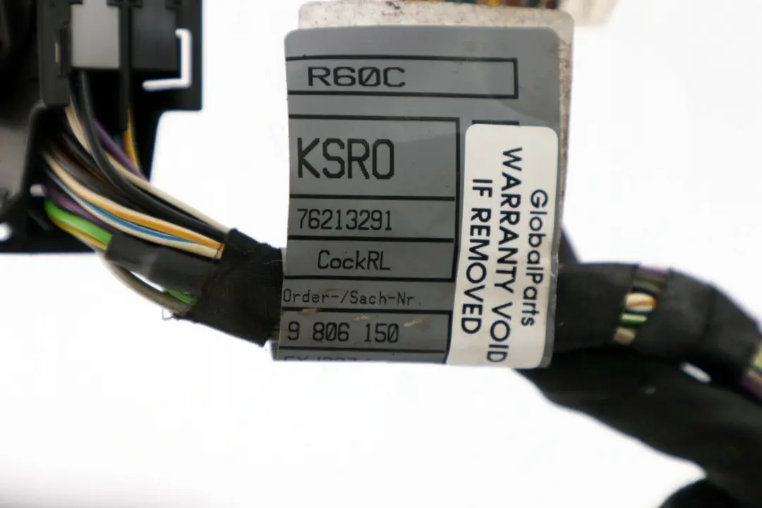 Mini Cooper R60 R61 Wiring Cable Harness Instrument Dashboard Dash 9806150