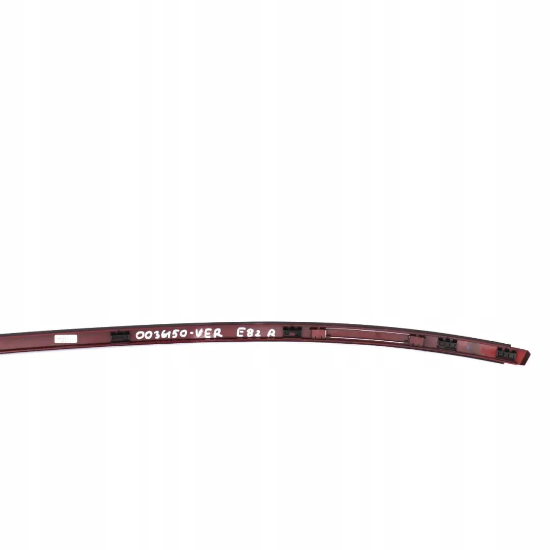 BMW E82 Coupe Derecha Techo Moldura Railing Trim Vermilionrot Rojo - A82