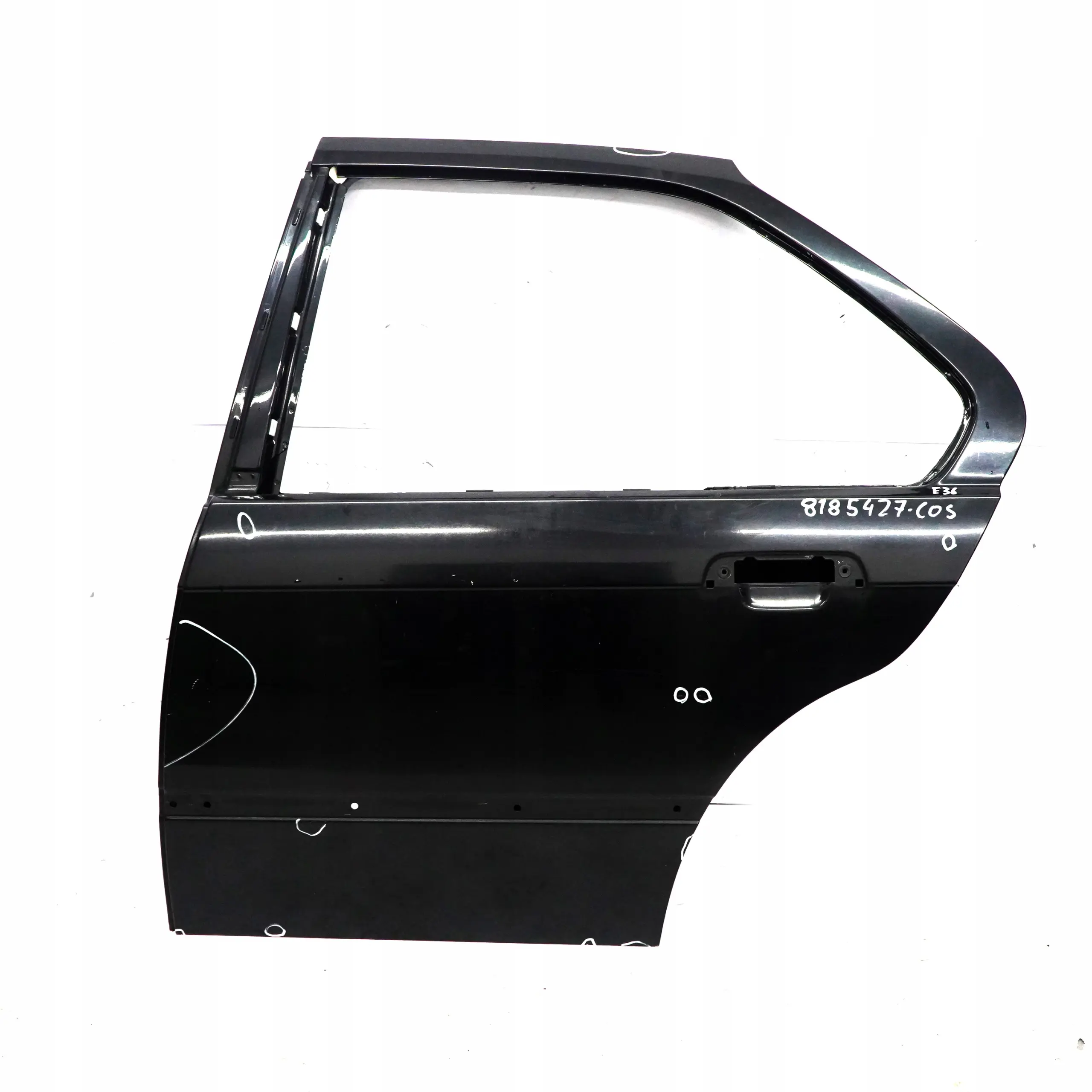 BMW 3 E36 Saloon Door Rear Left N/S Cosmosschwarz Cosmos Black Metallic - 303