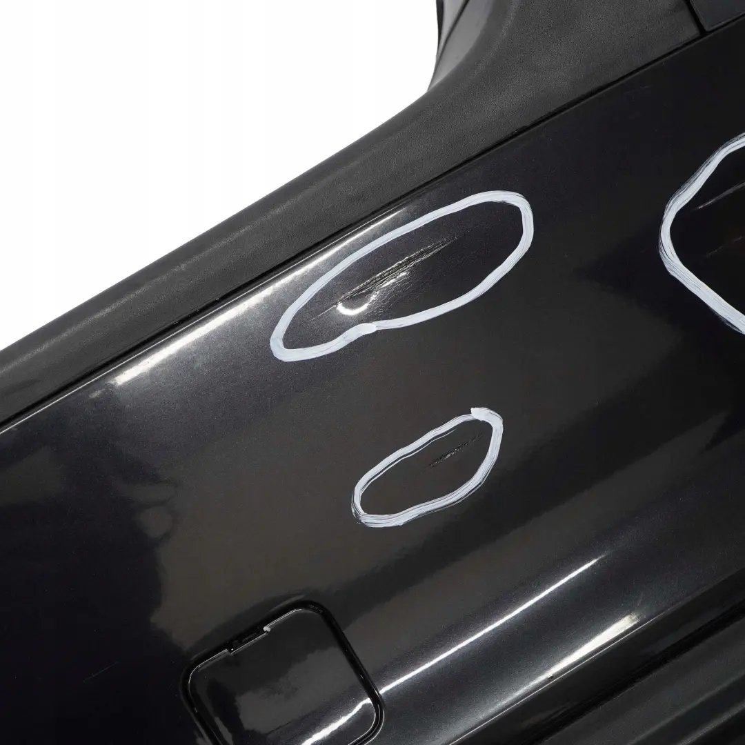 BMW 3 E46 Touring Rear Bumper Trim Panel Black Sapphire Metallic - 475