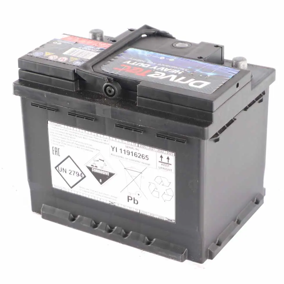 DriveTec Heavy Duty 12V Accumulator Battery 62Ah 540A DM027