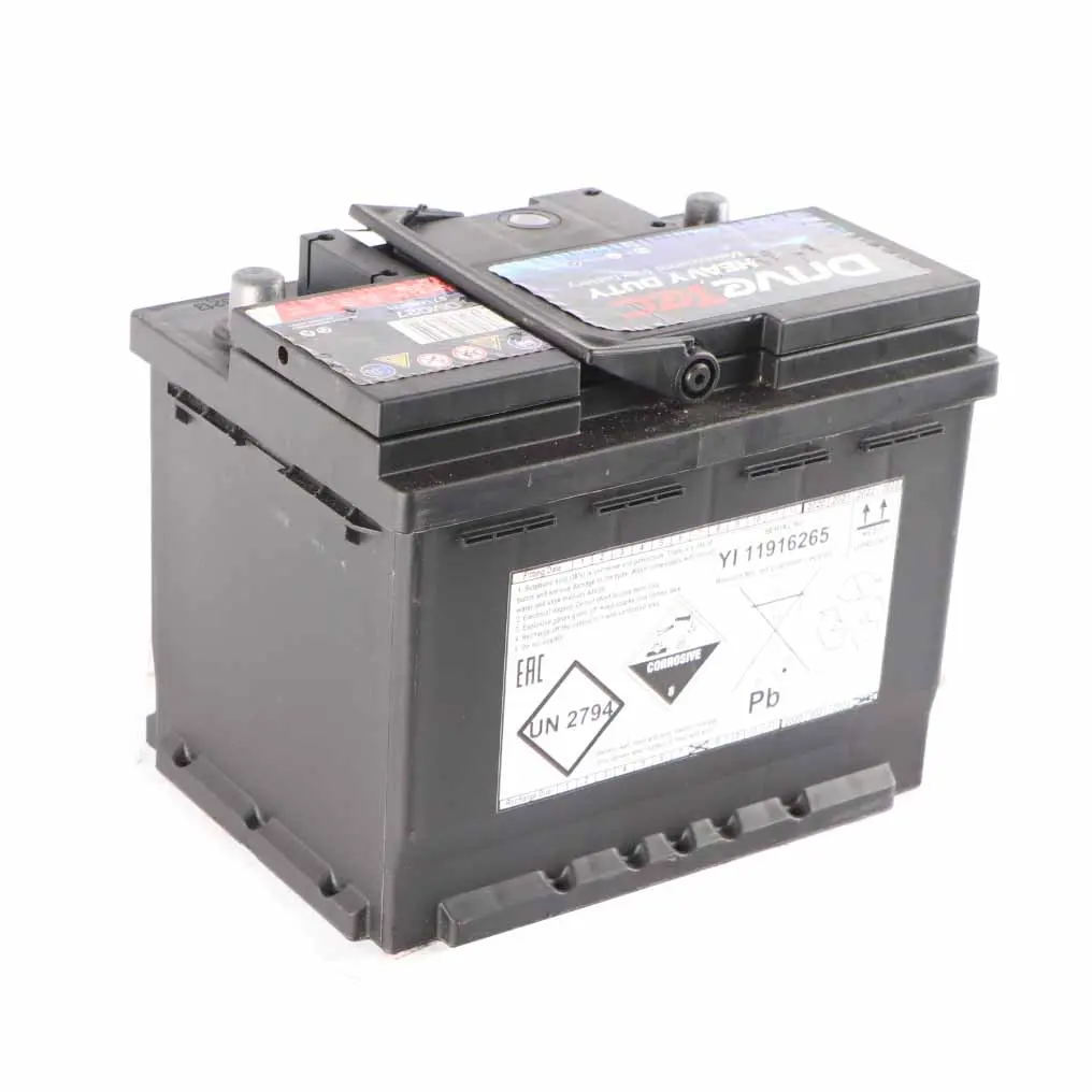 DriveTec Heavy Duty 12V Accumulator Battery 62Ah 540A DM027