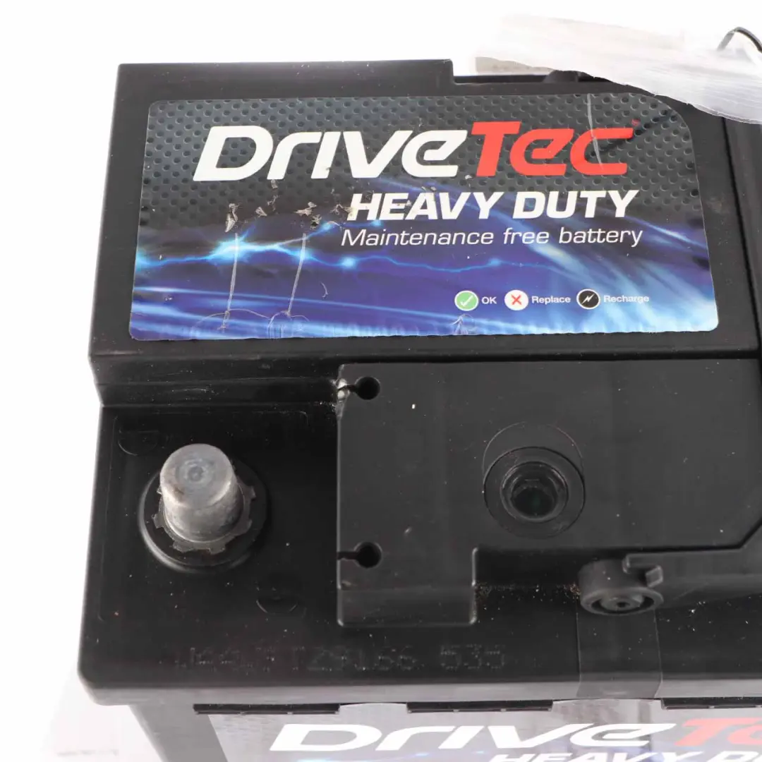 DriveTec Heavy Duty 12V Accumulator Battery 62Ah 540A DM027