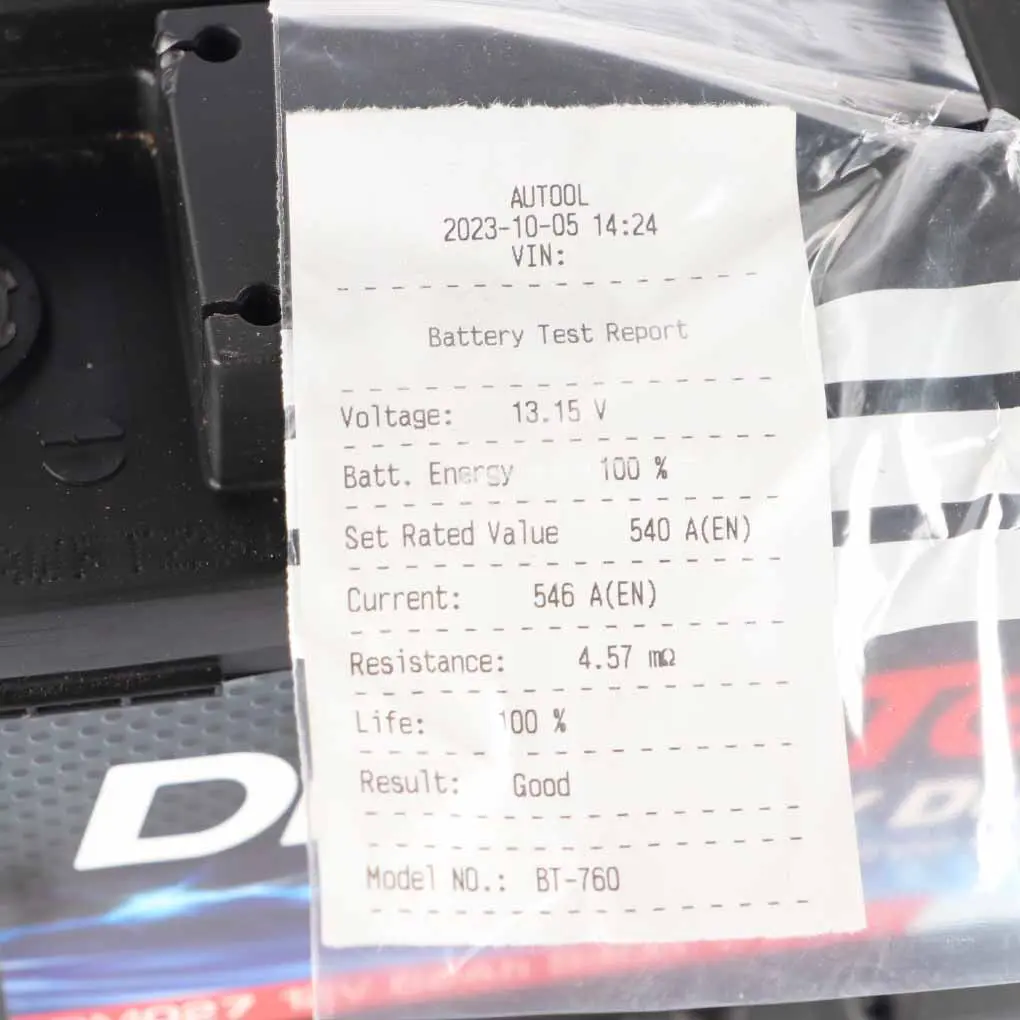 DriveTec Heavy Duty 12V Accumulator Battery 62Ah 540A DM027
