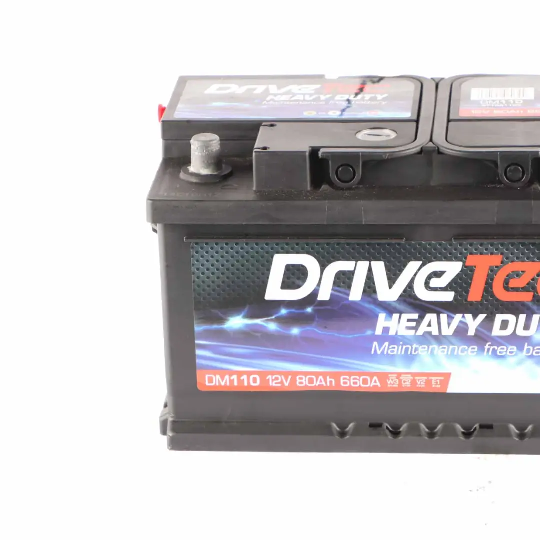 DriveTec Heavy Duty 12V Accumulator Battery 80Ah 660A DM110