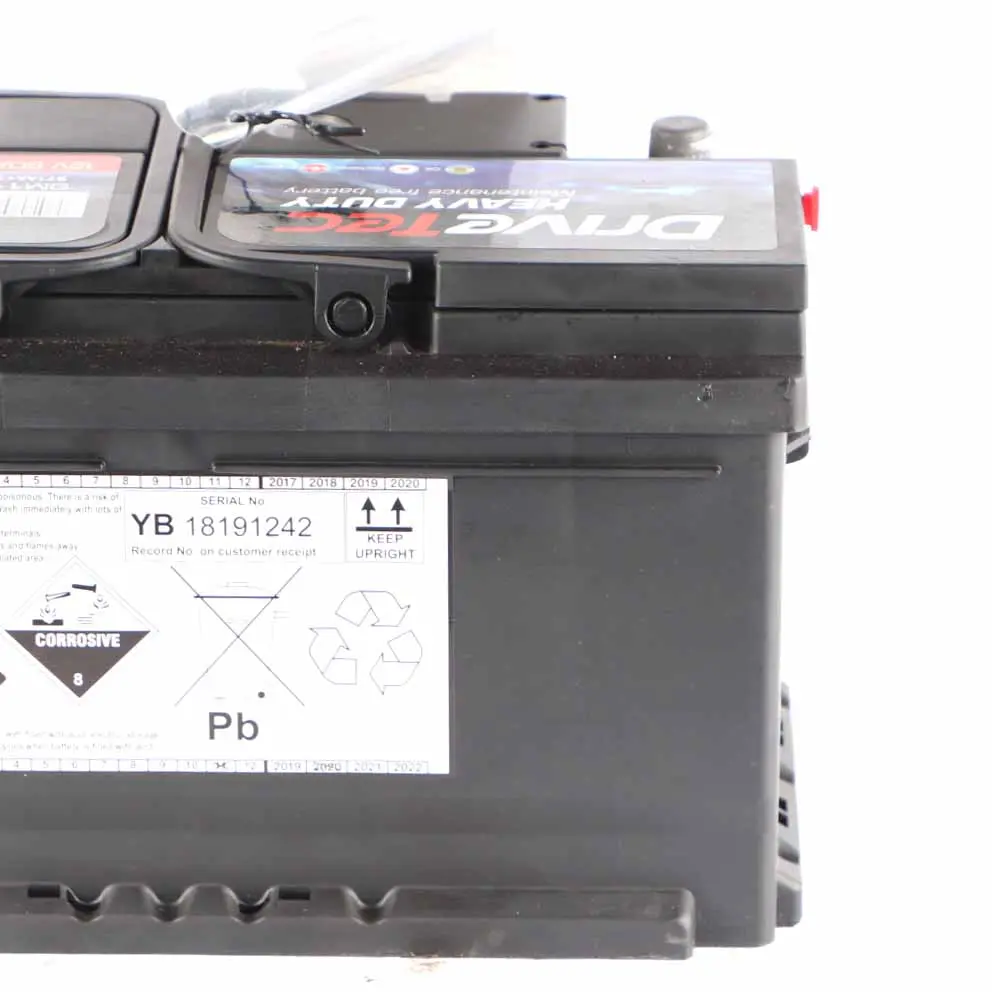 DriveTec Heavy Duty 12V Accumulator Battery 80Ah 660A DM110