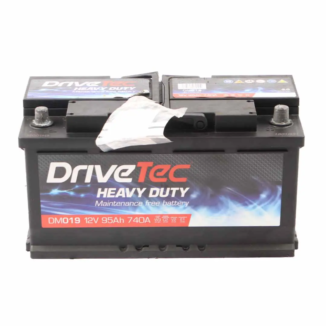 DriveTec Heavy Duty 12V Accumulator Battery 95Ah 740A DM019