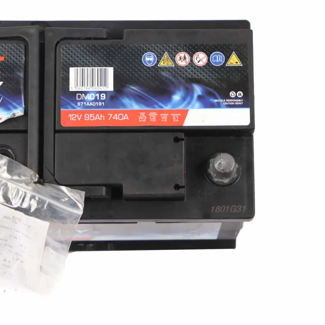 DriveTec Heavy Duty 12V Accumulator Battery 95Ah 740A DM019