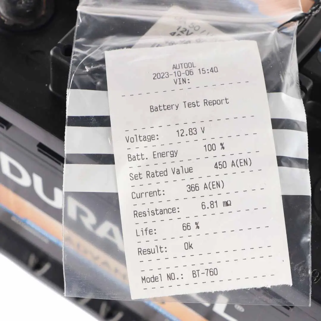 DURACELL Advanced Accumulator Battery 50Ah 450A 12V