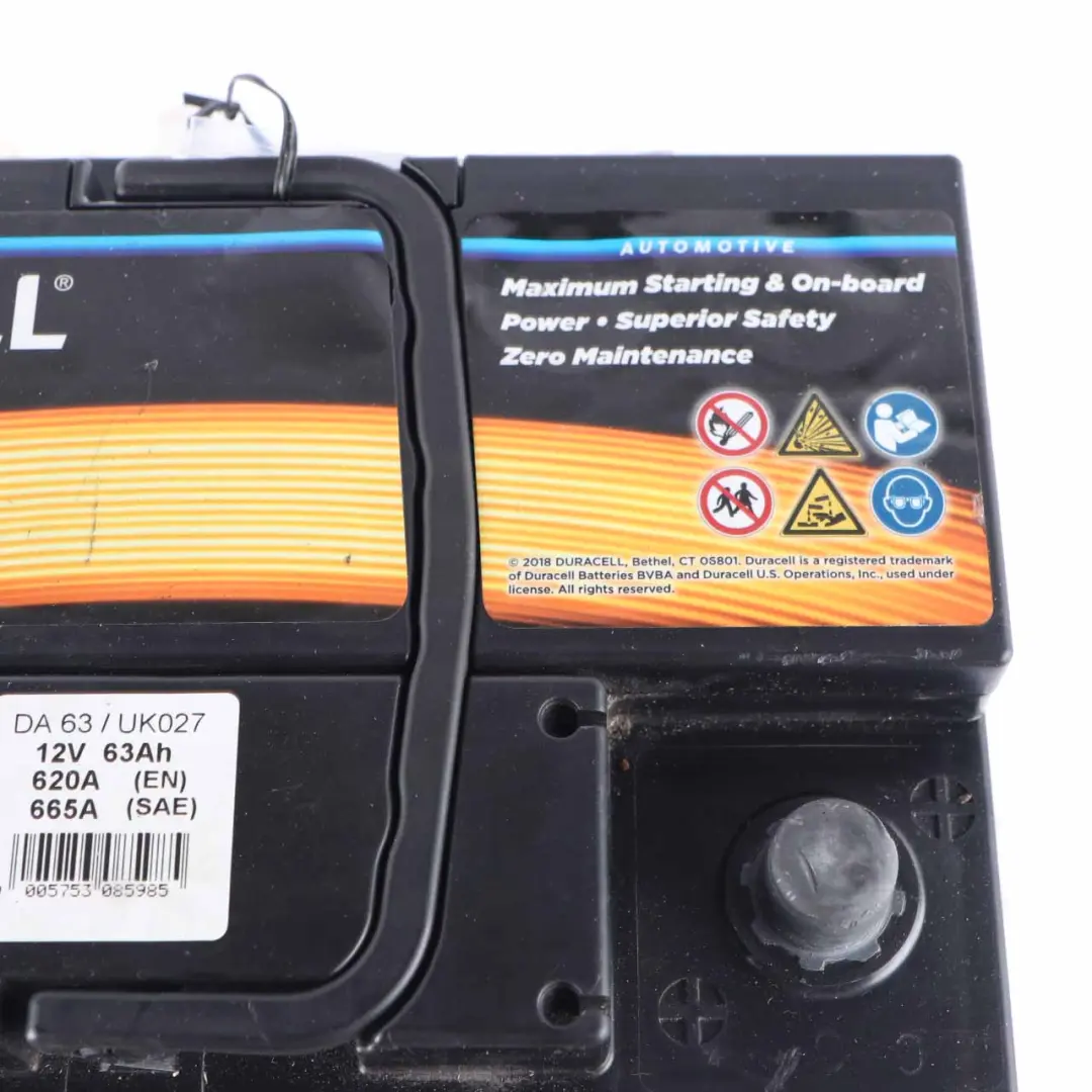 DURACELL Advanced Extended Accumulator Battery 63Ah 620A 12V