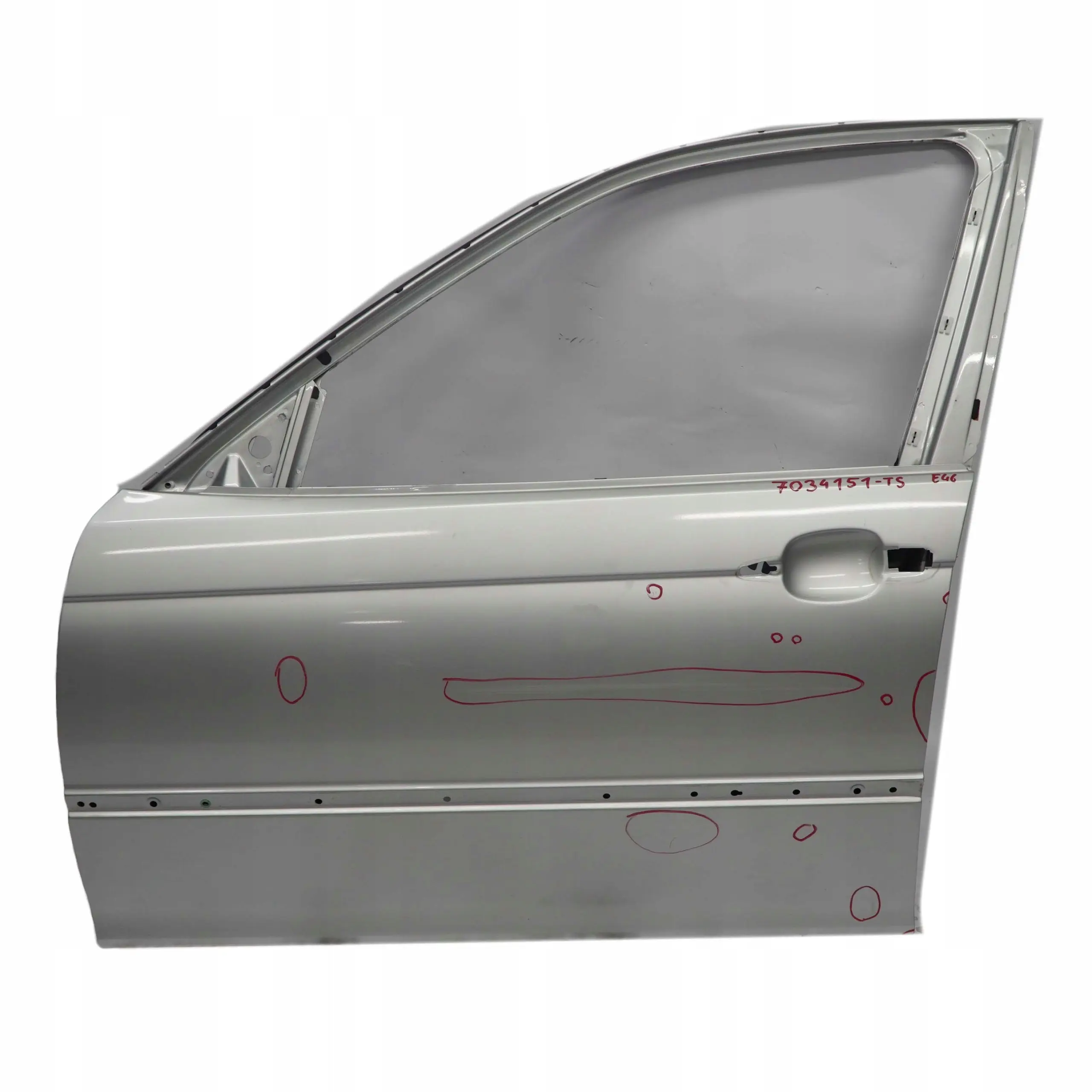 BMW 3 E46 Saloon Touring Door Front Left N/S Titansilber Titan Silber - 354