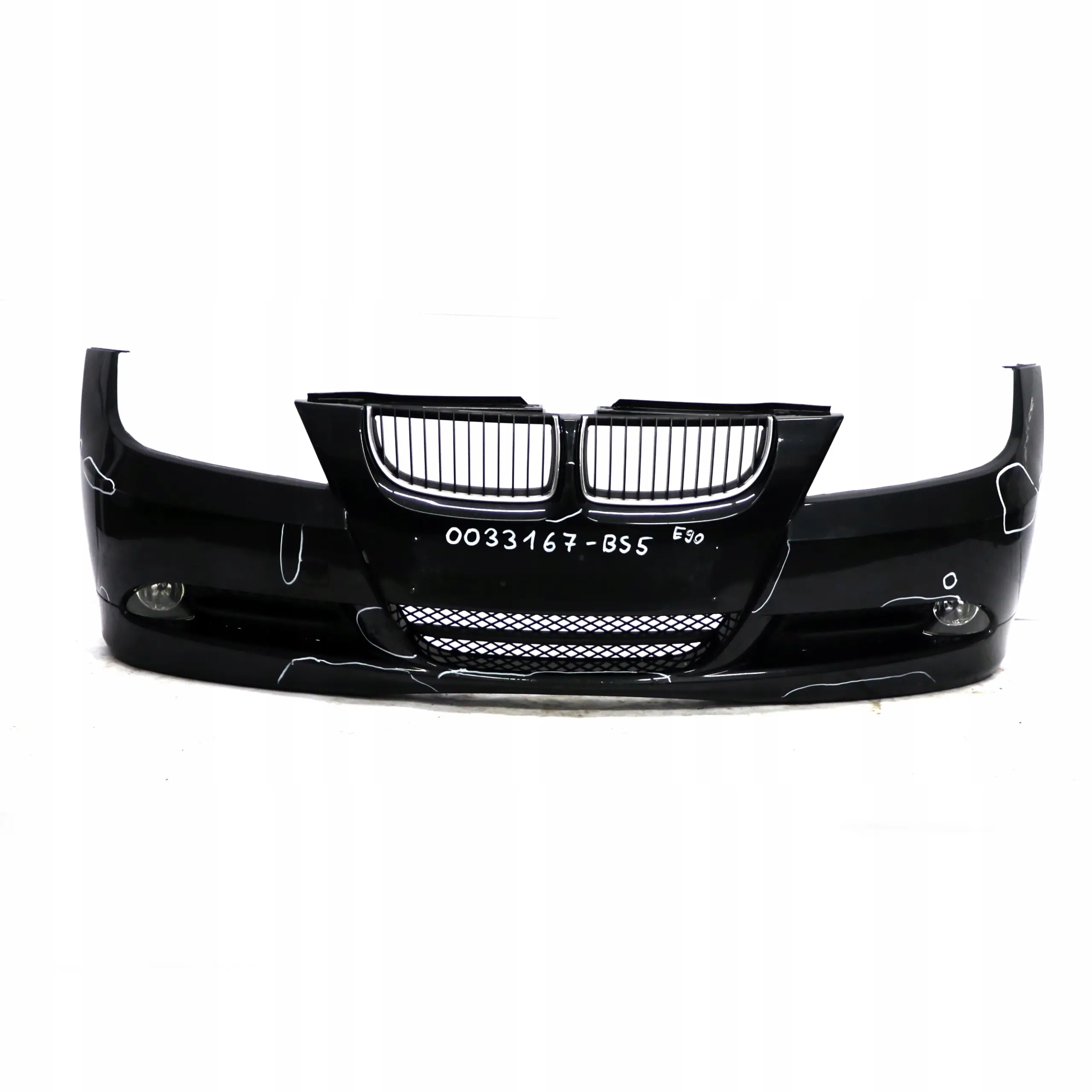 BMW 3 Series E90 E91 5 Front Bumper Trim Panel Complete Black Sapphire Metallic