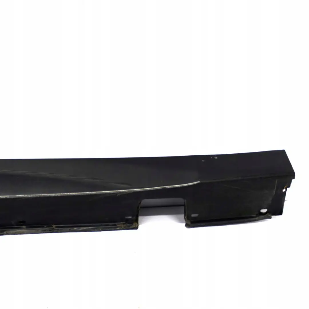 BMW 5 E60 E61 Door Sill Side Cover Skirt Right O/S Black Sapphire - 475