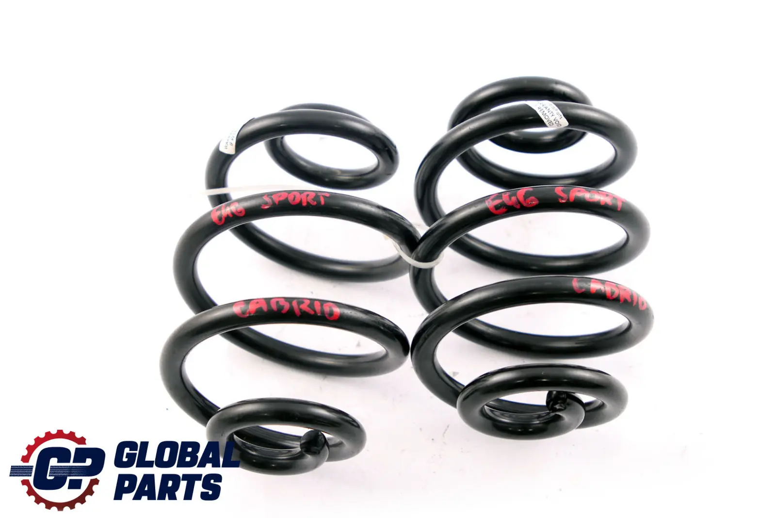 BMW 3 Series E46 Cabrio Rear Left Right N/O/S Coil Spring Sport Suspension Set