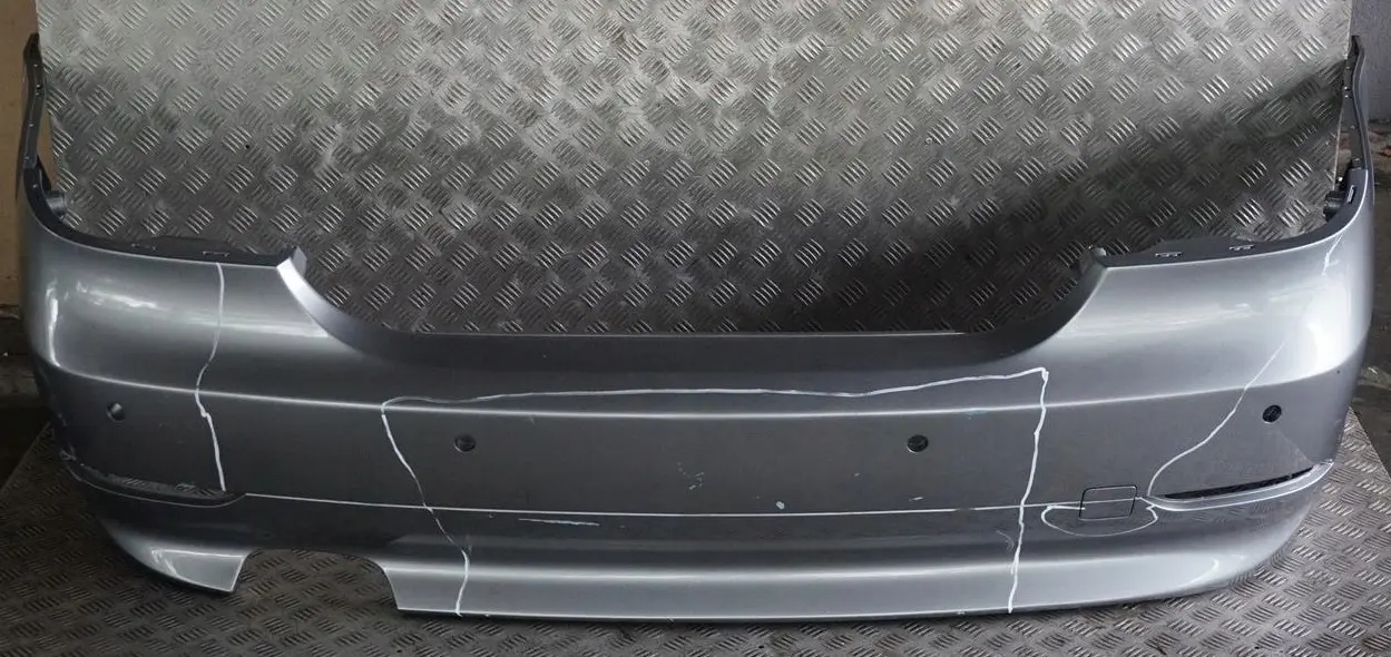 BMW 5 Series E60 2 Saloon Rear Bumper PDC Silbergrau Grey Metallic - A08