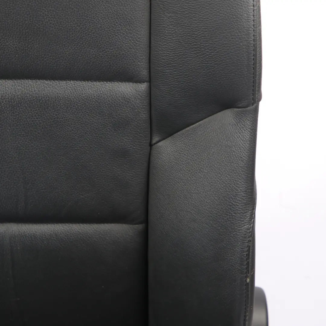 BMW E60 E61 Heated Black Leather Front Sport Seats Driver Passenger Side
