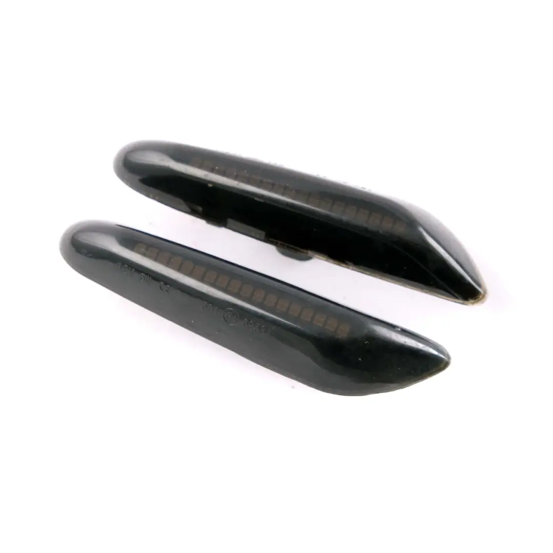 BMW 5 Series 1 E60 E61 Left Right Side Turn Additional Indicator LED Black Set