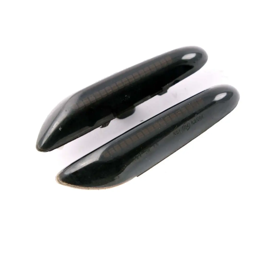 BMW 5 Series 1 E60 E61 Left Right Side Turn Additional Indicator LED Black Set