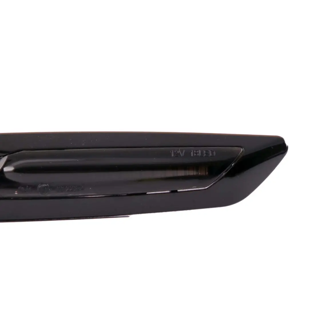 BMW 5 Series E60 E61 2 Left Right Side Turn Additional Indicator LED Black Set