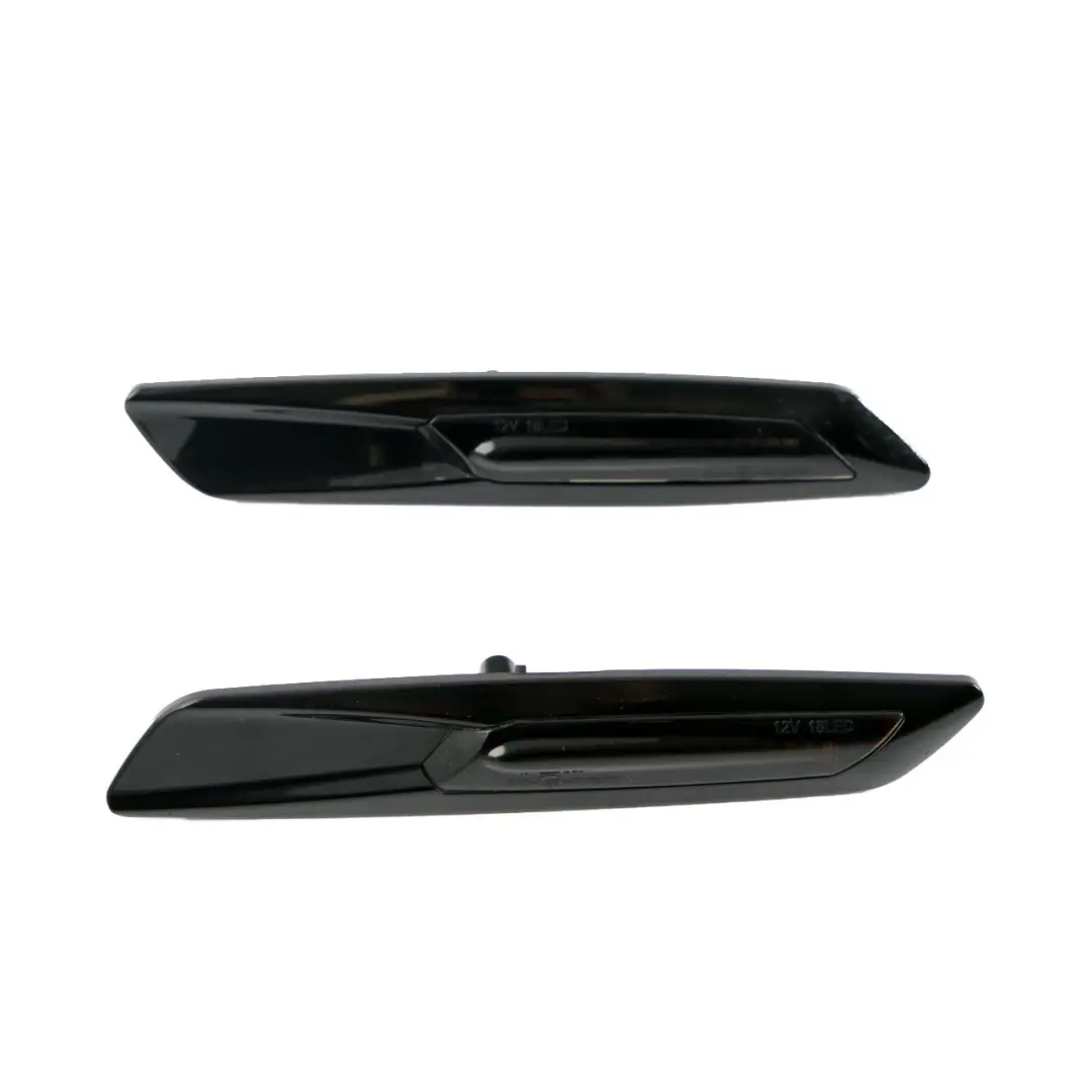 BMW 5 Series E60 E61 2 Left Right Side Turn Additional Indicator LED Black Set