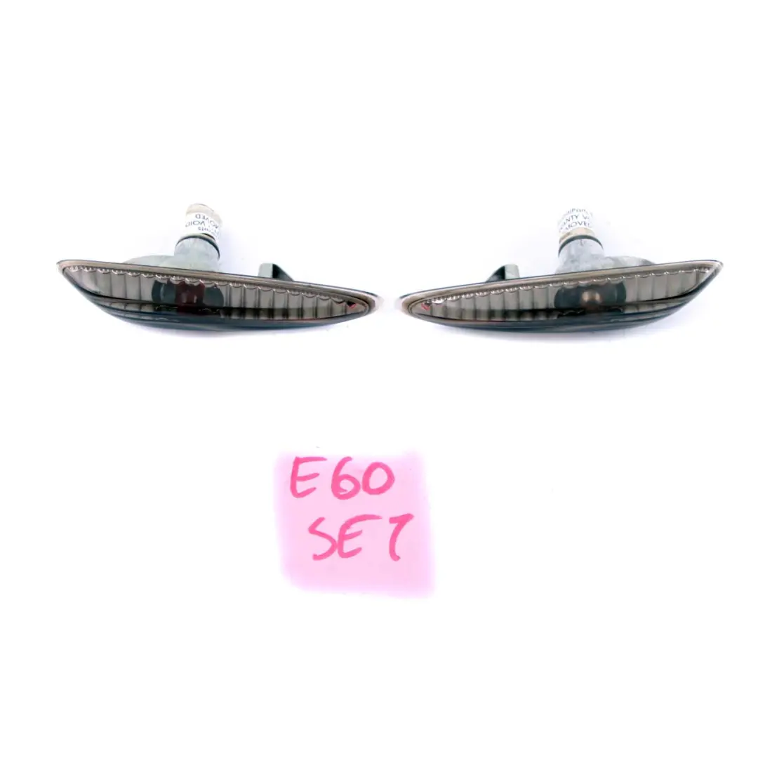 BMW E60 E61 Left Right Side N/O/S Turn Additional Indicator Light Set