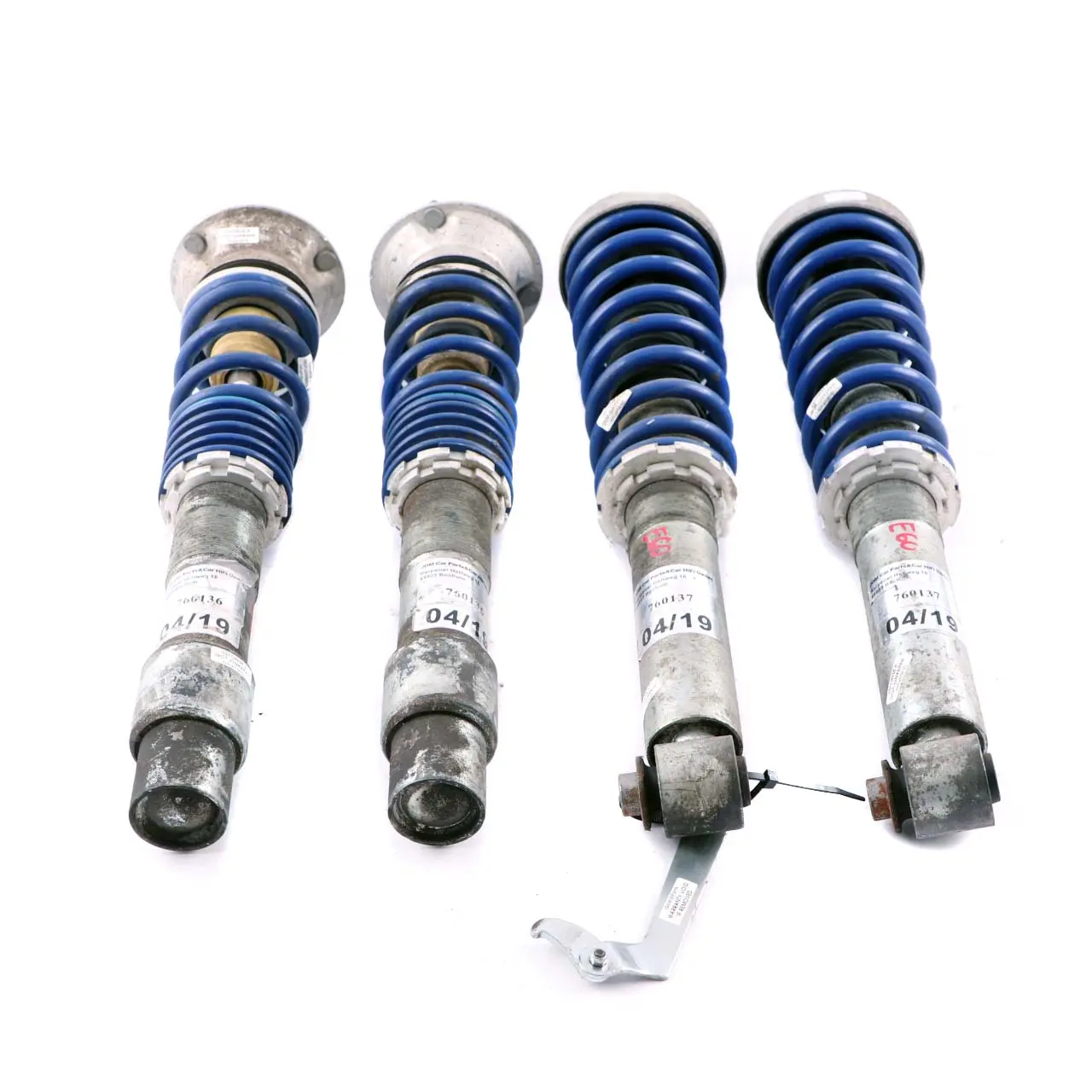 BMW 5 E60 Front Rear Left Right N/O/S JOM Suspension Lowering Shock Absorber Set