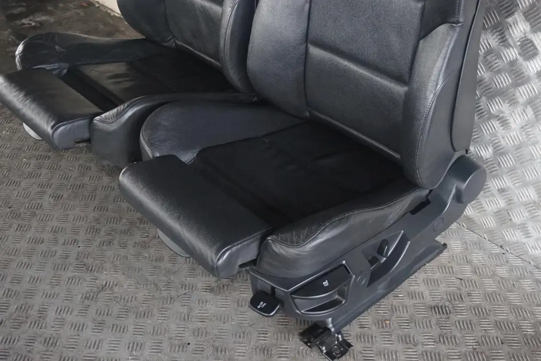 BMW 5 Series E60 Sport Black Leather Interior Seats With Door Cards