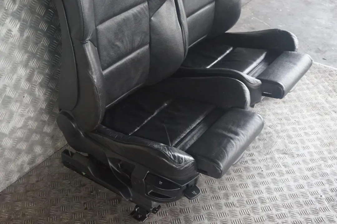 BMW 5 Series E60 Sport Black Leather Interior Seats With Door Cards