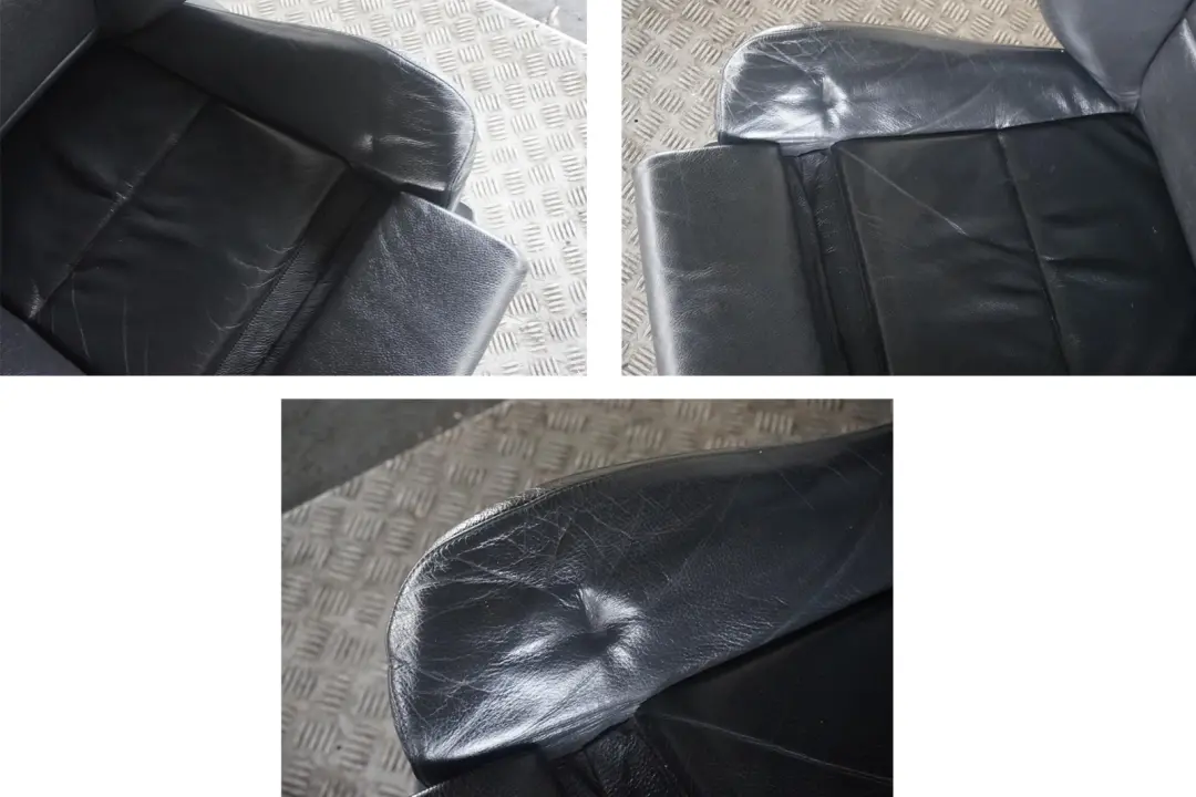 BMW 5 Series E60 Sport Black Leather Interior Seats With Door Cards