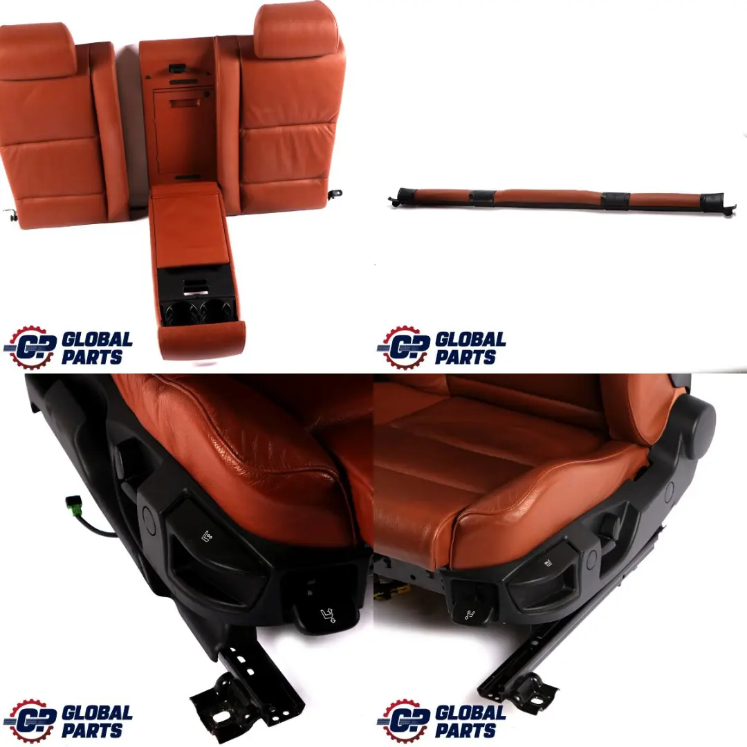 BMW E60 Saloon Sport Brown Leather Interior Seats Set Seat With Door Cards