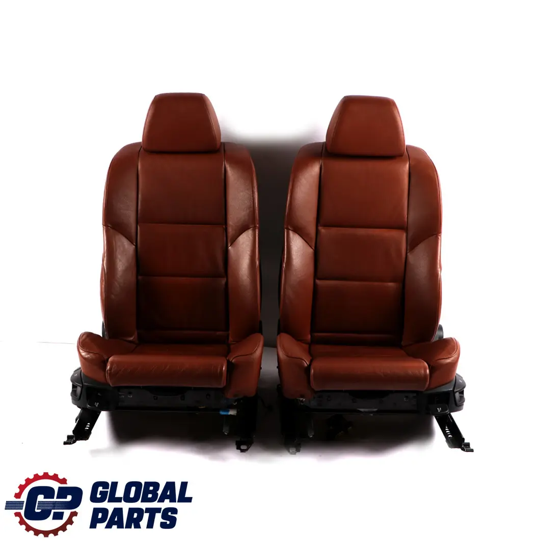 BMW E60 Saloon Sport Brown Leather Interior Seats Set Seat With Door Cards