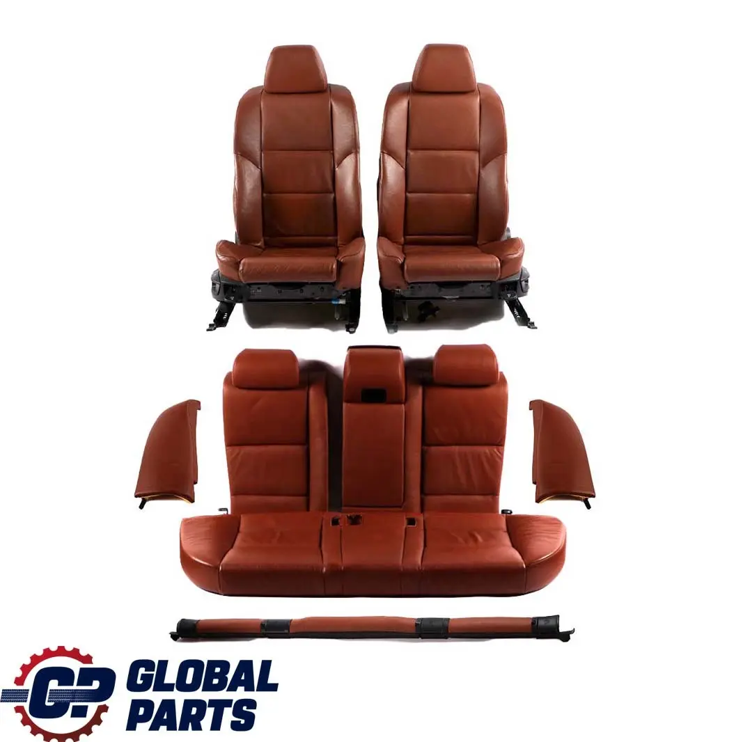 BMW E60 Saloon Sport Brown Leather Interior Seats Set Seat With Door Cards