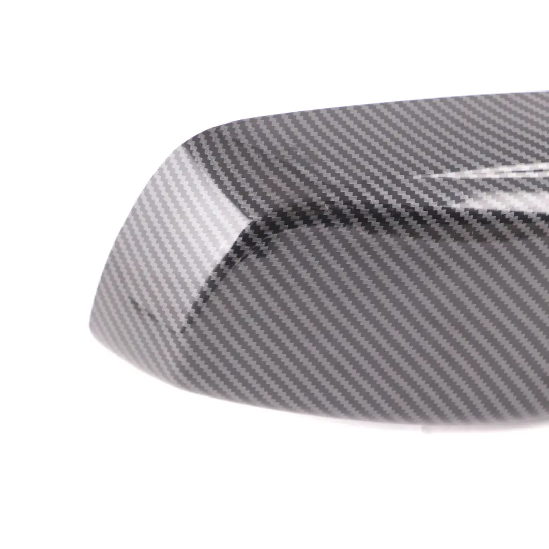 Wing Mirror Cover BMW E60 Right O/S Cap Casing Carbon 